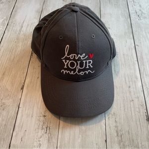 PREOWNED LOVE YOUR MELON HAT BLACK BASEBALL CAP